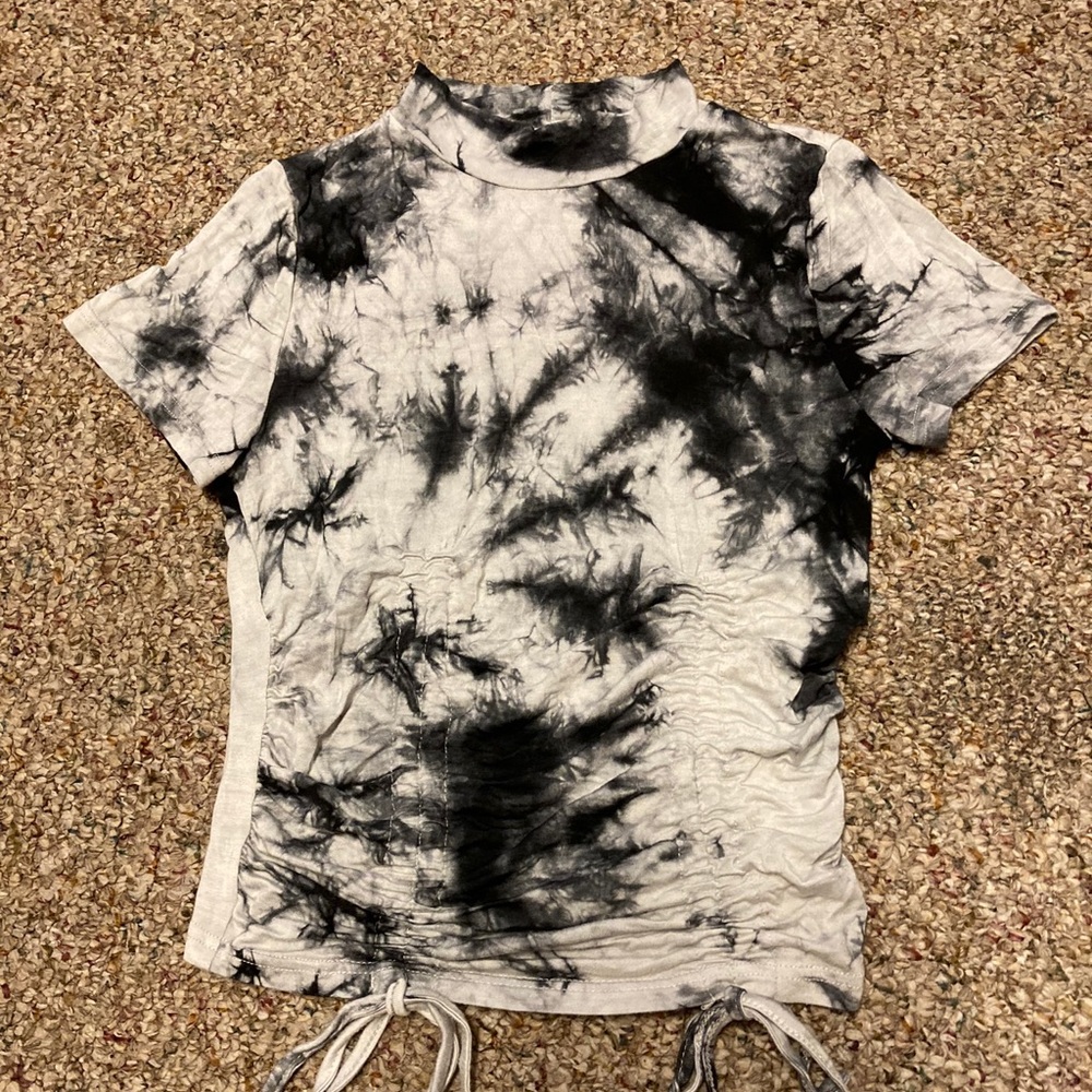 Tie dye shirt.